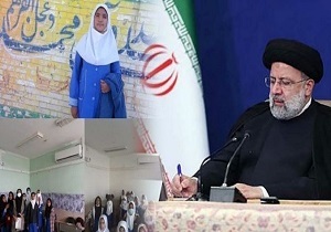 پاسخ رئیس جمهور به نامه دانش آموز جیرفتی