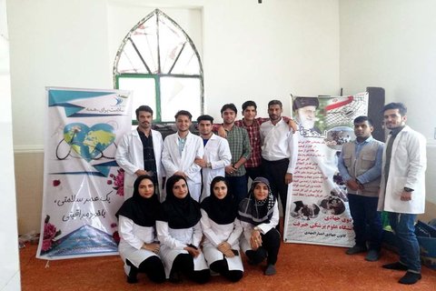 رزمایش جهادی-پزشکی در جیرفت