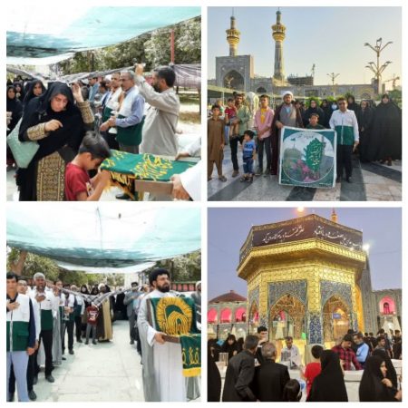 تشرف بانوان اهل سنت جنوب استان کرمان به حرم مطهر رضوی هم زمان با اول محرم