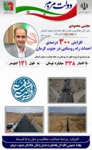 همت اداره کل راهداری و حمل و نقل جاده ای جنوب کرمان با افزایش ۳۰۰ درصدی احداث راه روستایی