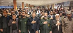 یادواره شهداء و شهید گمنام علی‌آباد جیرفت برگزار شد