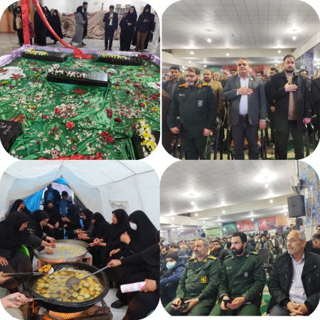برگزاری پنجمین سالگرد شهادت شهید حاج قاسم سلیمانی بهمراه یادواره شهدای شهرستان جیرفت