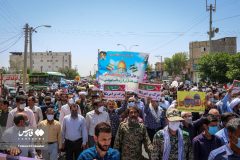 راهپیمایی روز قدس در جیرفت